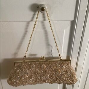 Elegant Gold Evening Clutch